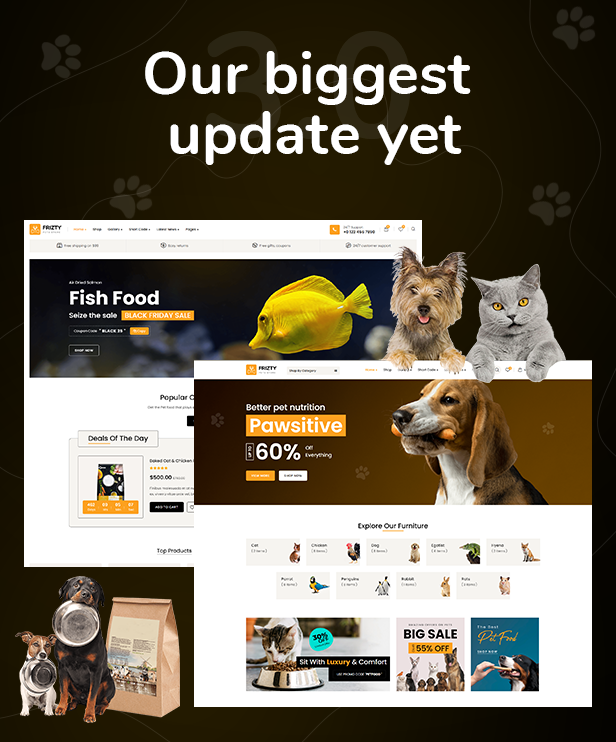 Frizty - Pet Shop WooCommerce Theme + RTL